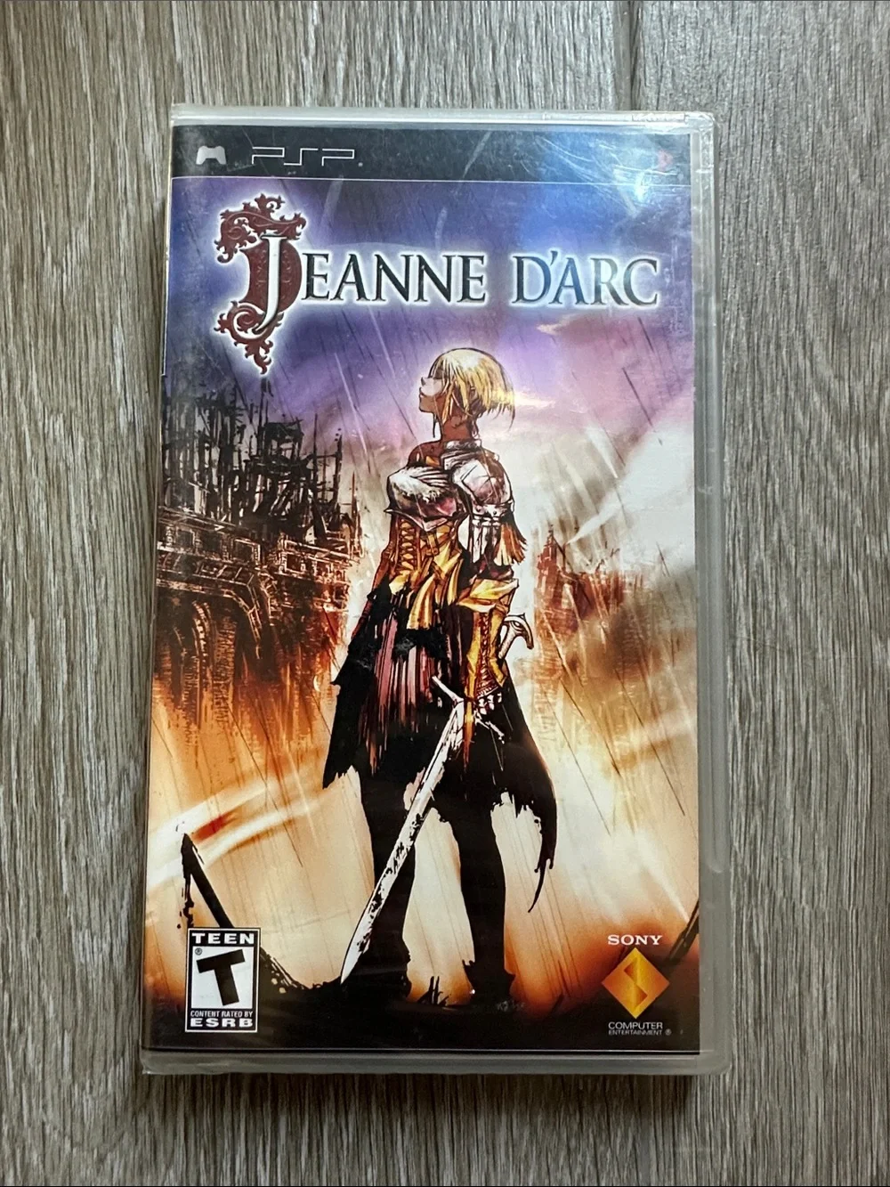 Jeanne d'Arc PSP Game - Fantasy Artwork - Purple & Orange